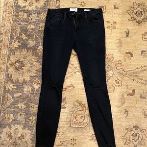 Frame Denim Women's blue skinny jeans